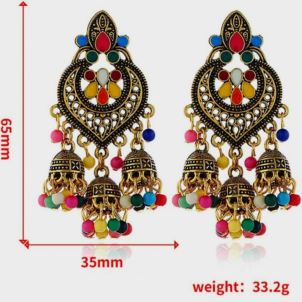 Gypsy Drop Fashion Earrings - Picture 2 of 7